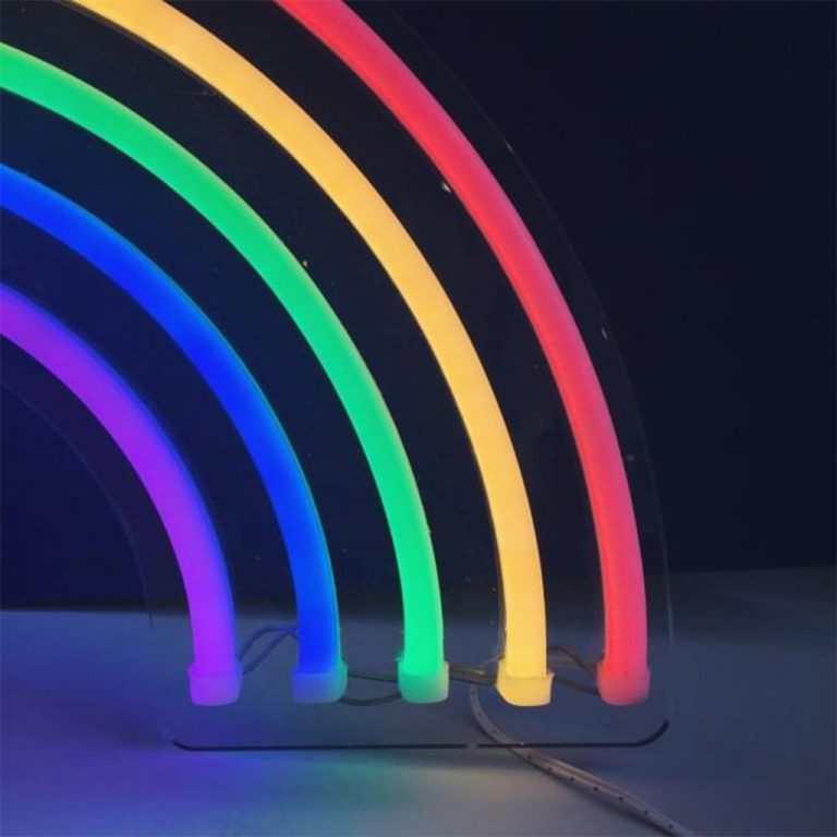 Neon Muur lamp Regenboog sunnylife